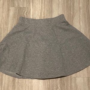 Quilted skater skirt